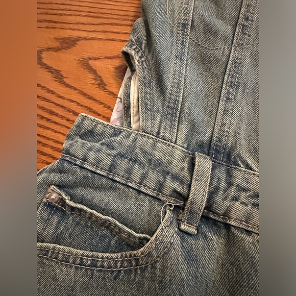 charming bunny, Jean strapless romper - Picture 4 of 12